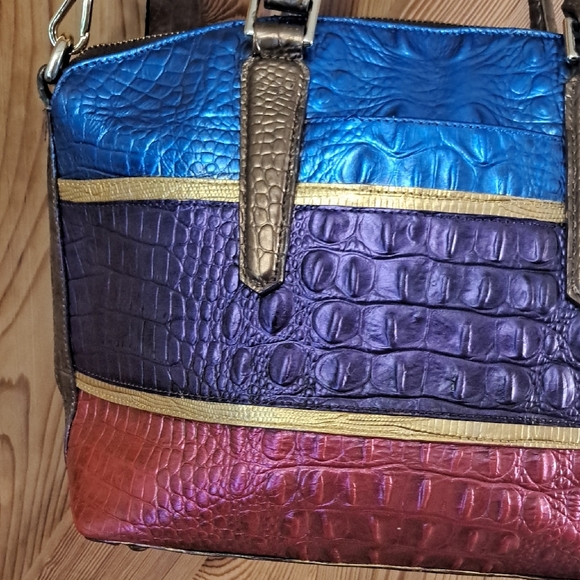 Colorful Crocodile Embossed Women's Bag - Picture 12 of 17